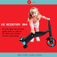 Xe Scooter Nadle 3 trong 1 vừa làm xe đạp, xe đẩy, xe trượt scooter  TF3 cho bé từ 2 tuổi trở lên