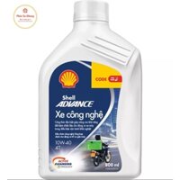 [Xe số 0.8L] Dầu nhớt 4T Shell Advance xe công nghệ 10W40 0.8L