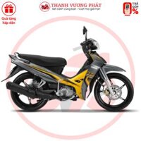 Xe số Yamaha Sirius - phiên bản RC Mâm đĩa, động cơ 110cc, phanh đĩa, vành đúc, bảo hành 3 năm  30.000 km,... - Xám Vàng Đen