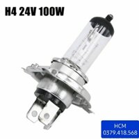 [Xe Tải] Bộ 2 bóng đèn ô tô H4, 24V 100w(Quà tặng) Cos,pha 2 tim
