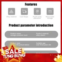 Xe Tải Chở Hàng Đồ Chơi Bằng Hợp Kim Thiết Kế Cỡ Lớn Độc Đáo Cho Bé