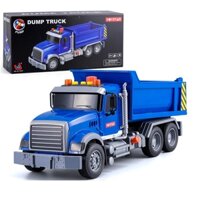 Xe tải chở hàng đồ chơi trẻ em mô hình xe ô tô cỡ lớn bằng nhựa có âm thanh và đèn hãng Toystar