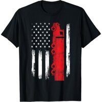 Xe tải cờ Mỹ - Áo thun vận tải bán tải