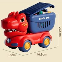 Xe tải Lego khủng long đỏ 9628 (15 bộ/thùng)