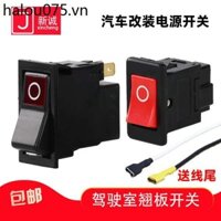 Xe Tải Sửa Đổi Nút Công Tắc Nhỏ Xe Máy Điện Rocker Rocker Rocker Công Tắc 12V24V Đa Năng