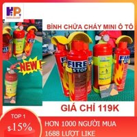 [XE TẢI]BÌNH CHỮA CHÁY BỘT KHÔ CHO XE Ô TÔ - XE TẢI - ĐỦ DUNG TÍCH LỰA CHỌN - 500ML 1000ML