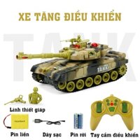 Xe Tăng Điều Khiển Cỡ Lớn, Xe Tăng Đồ Chơi Trẻ Em Biến Hình Nhựa Abs An Toàn Nâng Cấp Nhiều Tính Năng