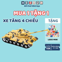 Xe tăng điều khiển từ xa 4 chiều Toy Đồ Chơi Pin - HiZung