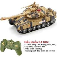 Xe tăng điều khiển từ xa bánh xích 9 kênh có âm thanh mô phỏng như thật - SHOPKHANHAN