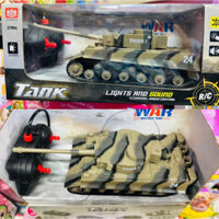 Xe tăng điều khiển từ xa chạy bằng pin 539-1 có đèn và âm thanh Tank Radio control 4 channel