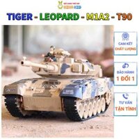 Xe Tăng Điều Khiển Từ Xa Cỡ Lớn Mô Hình Tiger, Leopard 2A6, M1A2, T-90