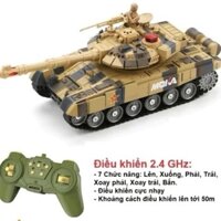 Xe Tăng Điều Khiển Từ Xa Xe Tăng Bánh Xích Di Chuyển Mọi Loại Địa Hình