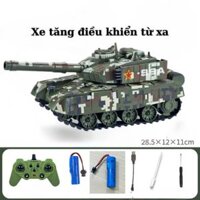 Xe Tăng T90 Điều Khiển Từ Xa Có Phun Khói, Xoay Nòng Có Âm Thanh Cho Bé
