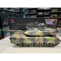 XE TANK ĐIỀU KHIỂN XÍCH KIM LOẠI GERMEN LEOPARD 2 A6,TỶ LỆ 1/16 HENGLONG