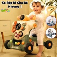 Xe Tập Đi BaBy Cart Đa Năng 6in1 Dành Cho Bé Có Khoá Bánh Xe An Toàn - Đồ Chơi Xe Trượt, Xe Chòi Chân Nhiều Màu Sắc