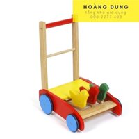 Xe Tập Đi Bằng Gỗ 3 Con Gà - Kho Gia Dụng Hoàng Dung