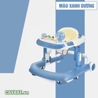 Xe tập đi cho bé gấp gọn có nhạc CHILUX Walk S chữ U màu xanh dương - CAYABE