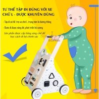 Xe tập đi cho bé kiêm bảng bận rộn busy board BILA KIDS chống trơn trượt, đẩy baby mẫu mới 2022