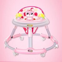 Xe tập đi con mèo , đệm ngồi thoáng khí , có nhạc đèn , khung chắc chắn Tải trọng 35kg