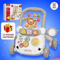 Xe Tập Đi Đa Năng Có Nhạc, Chống Lật Chống Trượt, Chân Vòng Kiềng, Điều Chỉnh Tốc Độ Đi, Xe tập đi 5in1 NHÀ T