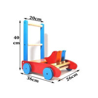 Xe Tập Đi Gà Mổ Thóc Bằng Gỗ Cho Bé