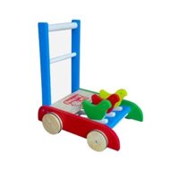 Xe tập đi gỗ đẹp hình con gà đáng yêu cho bé