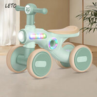 Xe tập đi trượt LETO cho bé trai và bé gái 1-3 tuổi, không có bàn đạp, xe tập đi trượt bốn bánh chống lăn