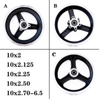 Xe tay ga điện 10 Inch Bánh trước 10x2.0 10x2.125 10x2.25 10x2.50 Lốp 10x2.70-6.5 Vành bánh xe hợp kim nhôm Vòng thép cho xe điện cân bằng xe tay ga