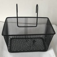 Xe tay ga ebike Lưới kim loại Giỏ xe đạp Tay lái phía trước Lưu trữ mua sắm Trẻ em