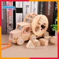 Xe thả khối gỗ di động