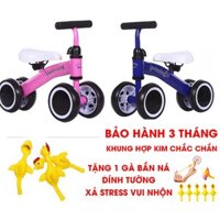 Xe thăng bằng 4 bánh cho bé ⚡🆂🅰🅻🅴 ⚡ xe cân bằng Chòi chân cho trẻ từ 12 - 24 tháng (Bảo hành 3 tháng)