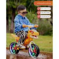 Xe thăng bằng khủng long trẻ em 3-12 tuổi có nhạc cho bé, xe ba bánh scooter trượt có thể ngồi thích hợp làm qà tặng