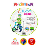 Xe thăng bằng Zycom kèm nón 206A714 - 10 inch Xanh