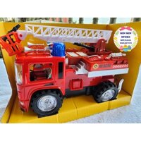 Xe thang cứu hỏa đồ chơi có đèn, nhạc cho bé siêu xịn, kích thước lớn