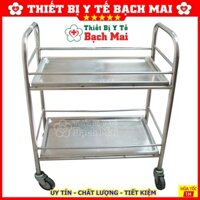Xe Tiêm 2 Tầng Inox - Xe Đẩy Inox