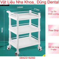 Xe tiêm 3 tầng chất liệu nhựa ABS cao cấp