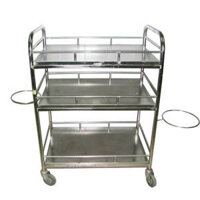 Xe tiêm 3 tầng có vành cài xô