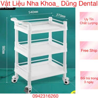 Xe tiêm 3 tầng nhựa ABS cao cấp _ Nha Khoa