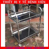 Xe tiêm đẩy inox 2 tầng, 3 tầng hàng đẹp loại 1