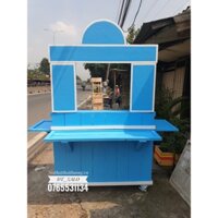 Xe trà sữa, cà phê độc lạ bằng gỗ tại TP HCM