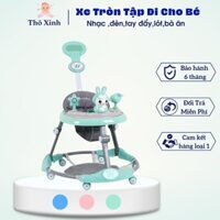 Xe Tròn Tập Đi Cho Bé Có  Nhạc,Đèn Bàn Ăn