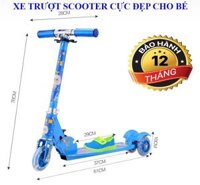 Xe Trượt 3 Bánh Xe Đẩy Trẻ Em Xe Scooter 3 Bánh 2019 Cho Bé Kèm Chuông Báo Sành Điệu Độc Đáo Ngộ Nghĩnh . Xe Trượt Scoote Giúp Bé Năng Động Sáng Tạo Hơn