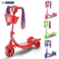 Xe trượt scooter 3 bánh có giỏ đựng đồ BBT Global KM066