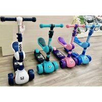 Xe trượt scooter 3 in 1 3 bánh phát sáng có đèn có nhạc cho bé (hàng xịn)