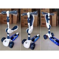 Xe trượt scooter 3 in 1 3 bánh phát sáng có đèn có nhạc cho bé (hàng xịn)