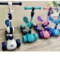 Xe Trượt Scooter 3 In 1 Mẫu mới Nhất 2025 ( Mẫu Heo Peppa Pig ) Panda Gấu Tùy Chọn