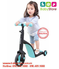 Xe trượt scooter 3 in 1 Nadle (3 chức năng: Xe đạp, Thăng bằng và Scooter, hàng xuất EU và Mỹ)