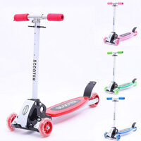 Xe trượt scooter cao cấp 3 bánh gấp gọn, xe chòi chân dành cho bé vui chơi ngoài trời, dã ngoại, xe scooter trẻ em