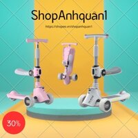 Xe trượt scooter cho bé 001 đa năng xe chòi chân thăng bằng có đèn nhạc , 3 in 1 có ghế ngồi cao cấp.