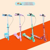 Xe trượt Scooter Classic AMISIO cho bé có đèn led phát sáng 3 bánh có thắng